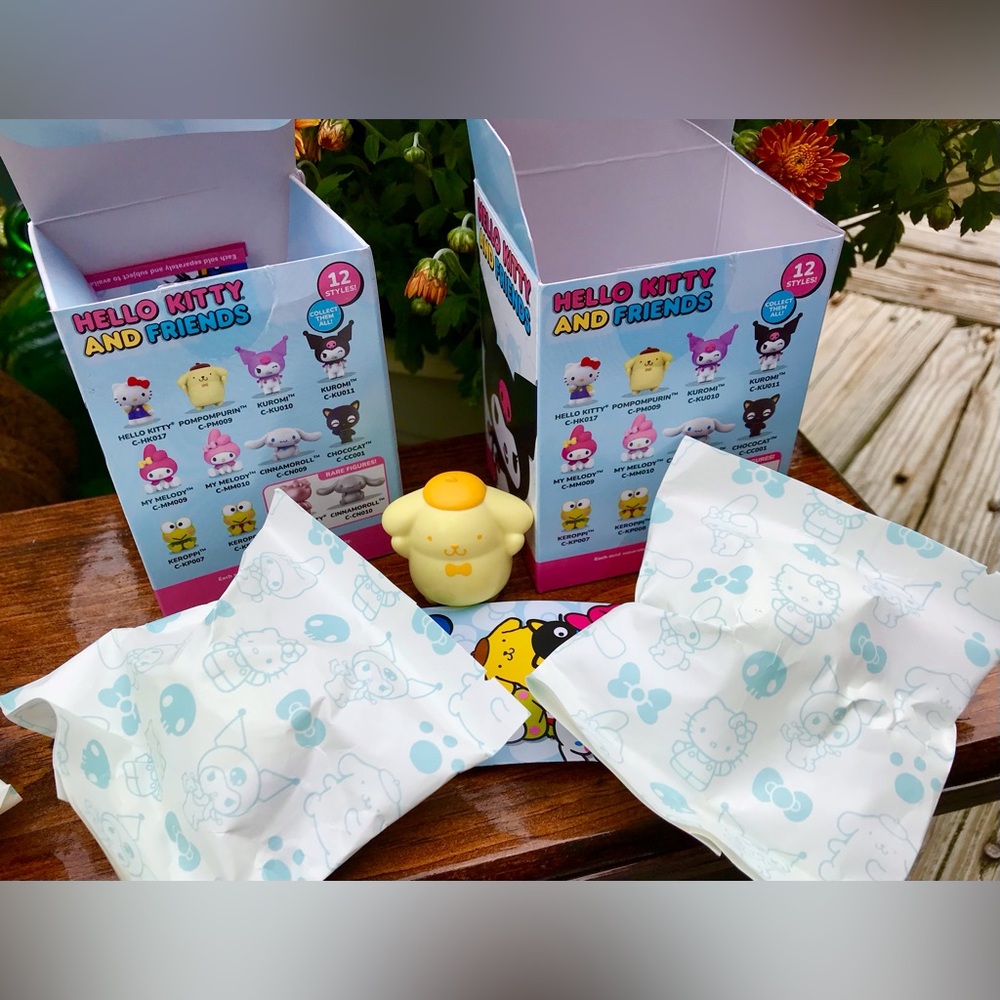 6 HELLO KITTY & Friends Blind Box PomPomPurin Chococat Figures Kitty Car Bundle - Picture 9 of 15